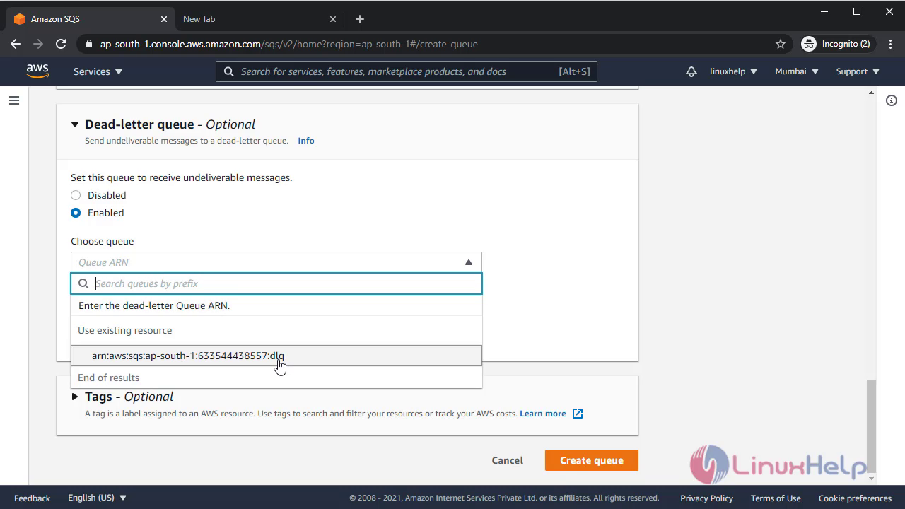 How to Configure AWS SQS(Simple Queue Service) | LinuxHelp Tutorials