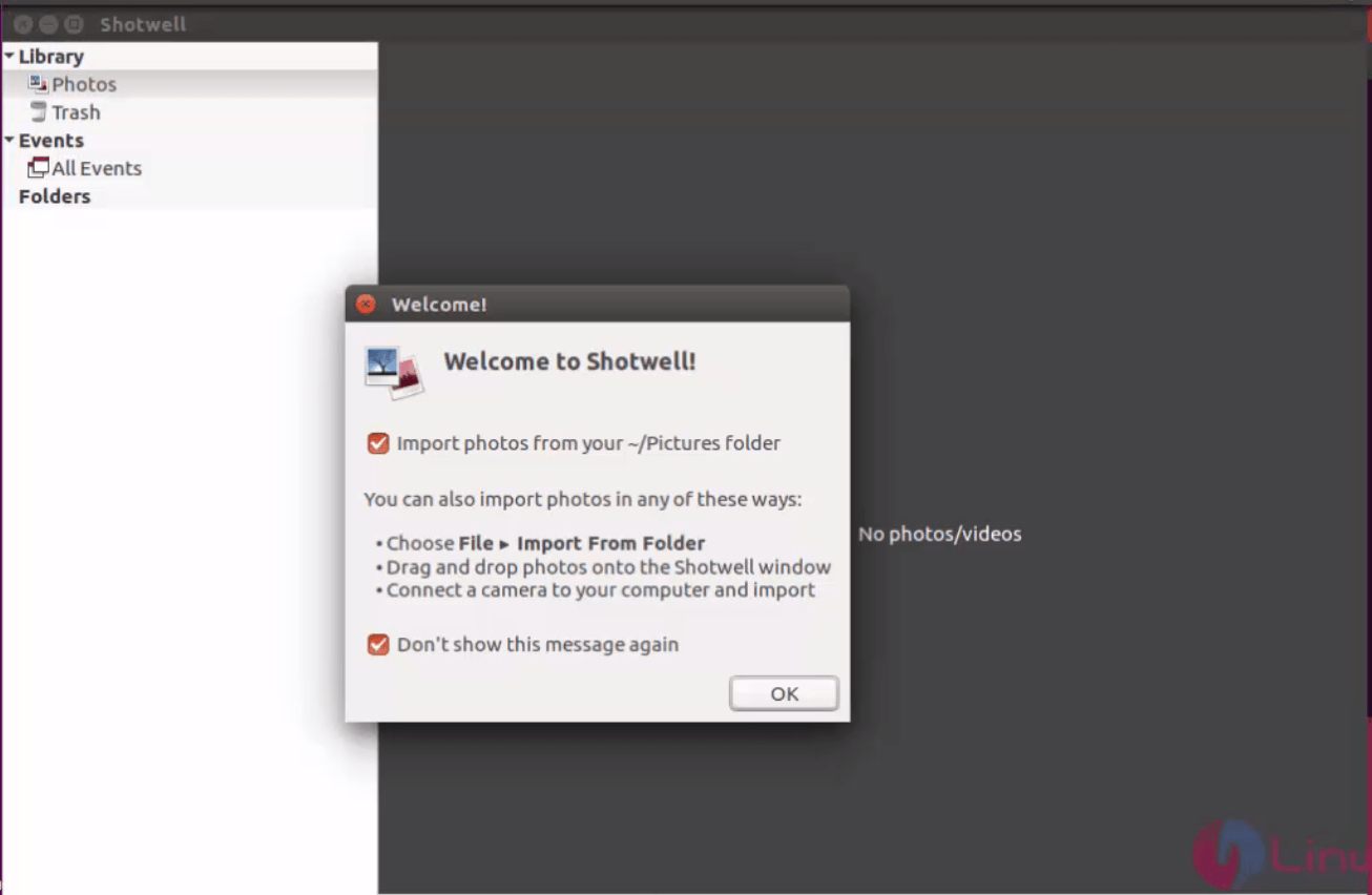 shotwell photo manager