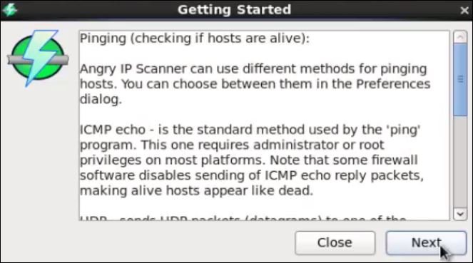 Angry-IP-scanner-pinging
