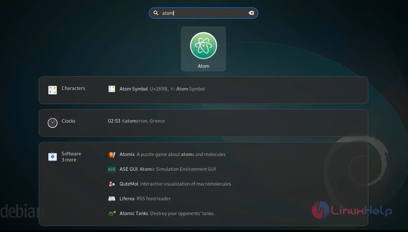 Как установить atom debian