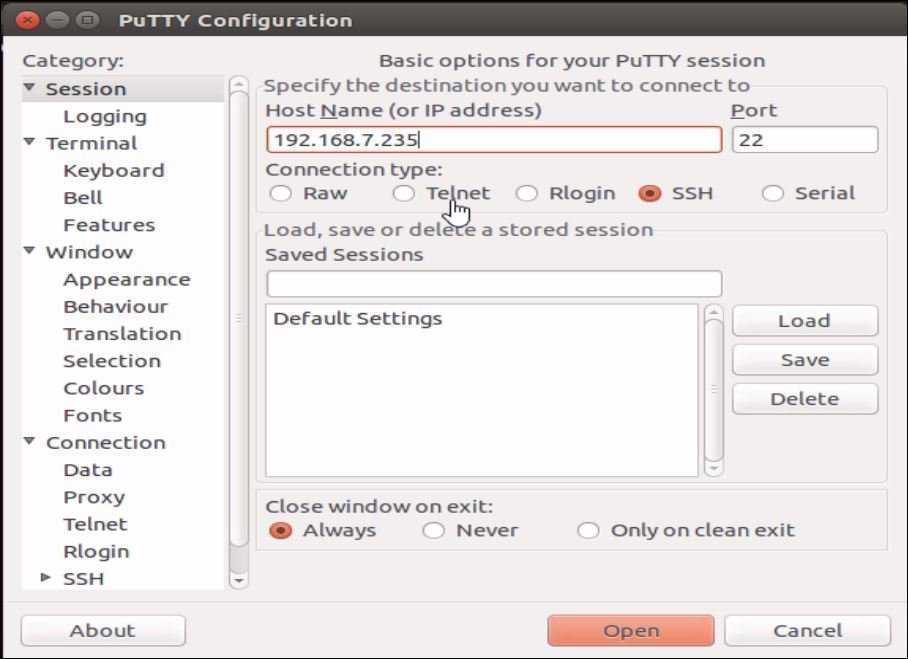 install-PuTTy-terminal-emulator-client-for-Telnet-rlogin-SSH-raw-TCP-Ubuntu15.10-connection-type