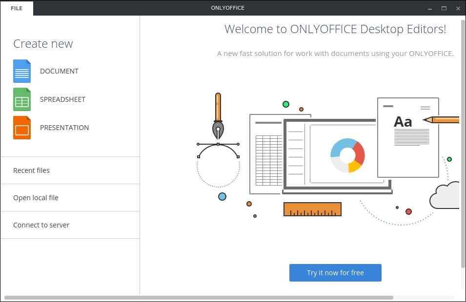 ONLYOFFICE-Desktop-Editor-Welcome-page