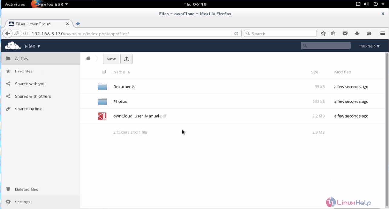 OwnCloud-file-sharing-tool-files