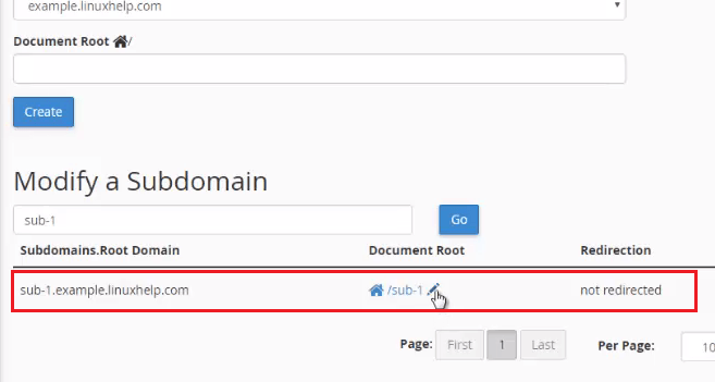 document root