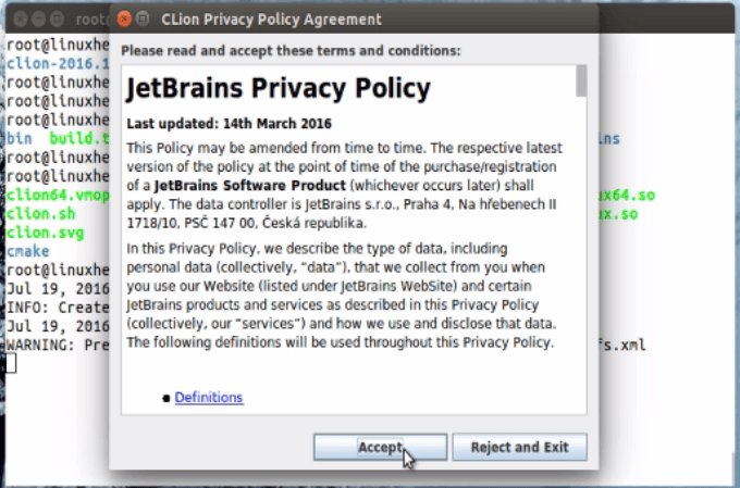 Installation-CLion-IntelliJ-Platform-Ubuntu16.04-privacy-policy 
