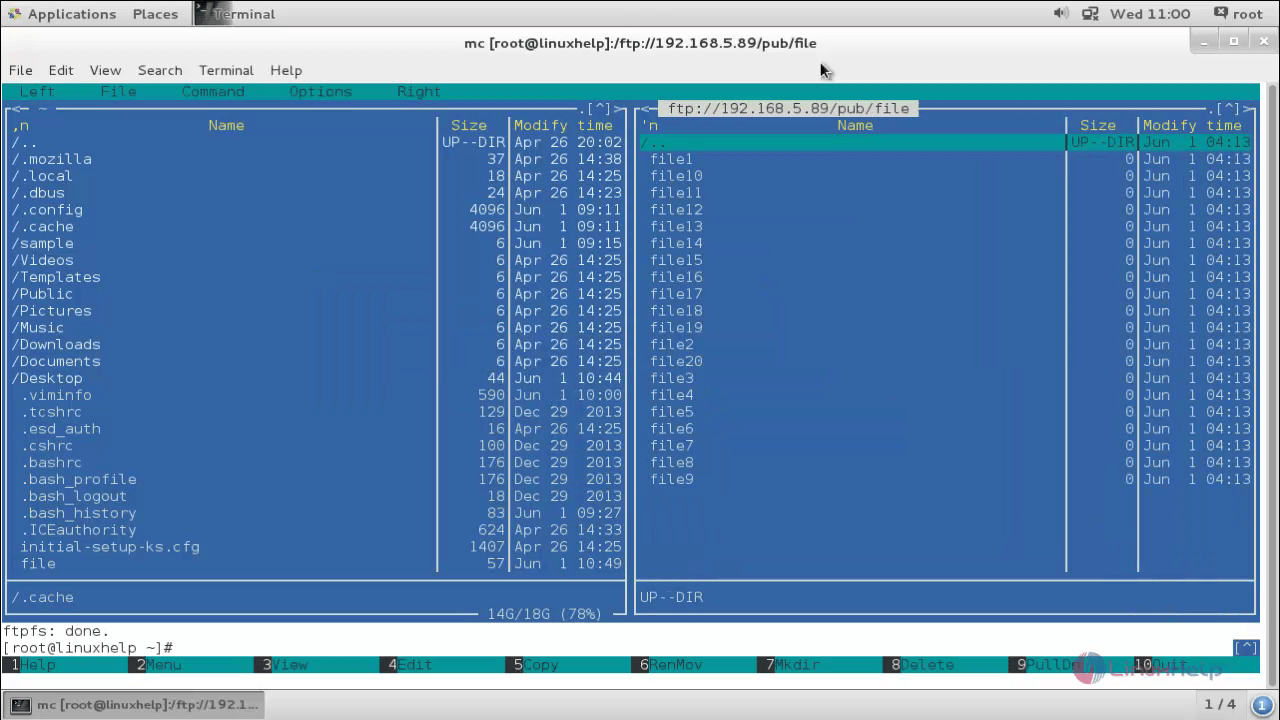 Midnight commander linux как пользоваться