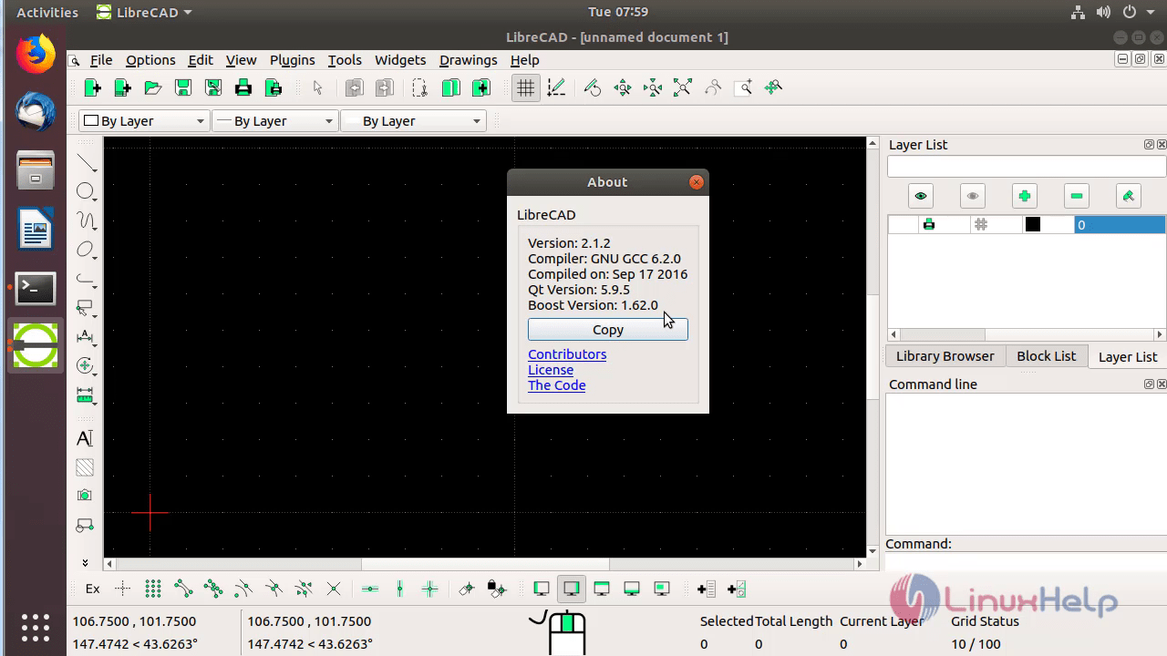 free instals LibreCAD 2.2.0.2