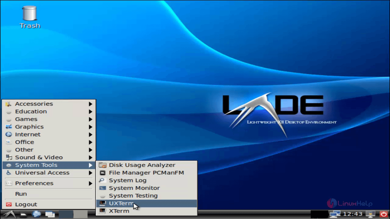install-LXDE-Light-Weight-Desktop-Environment-Ubuntu-UXTerm