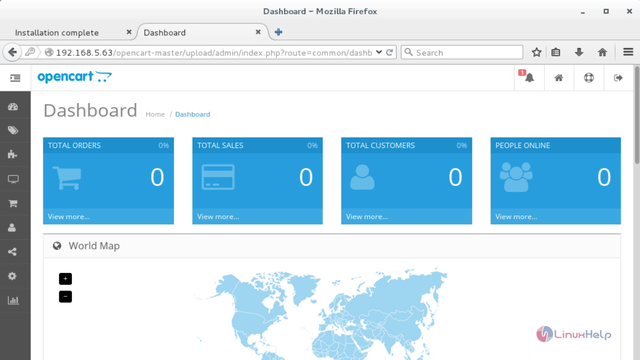 Opencart карта сайта