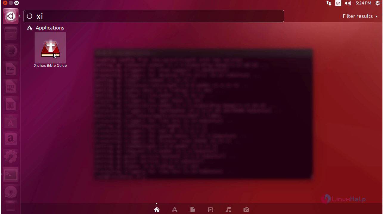 Ubuntu dashboard 