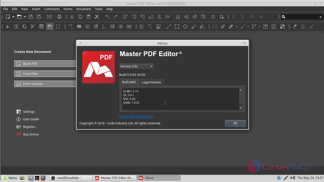 master pdf linux
