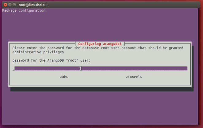 Installation_ArangoDB_v3.0.2_Ubuntu 16.04_root_password