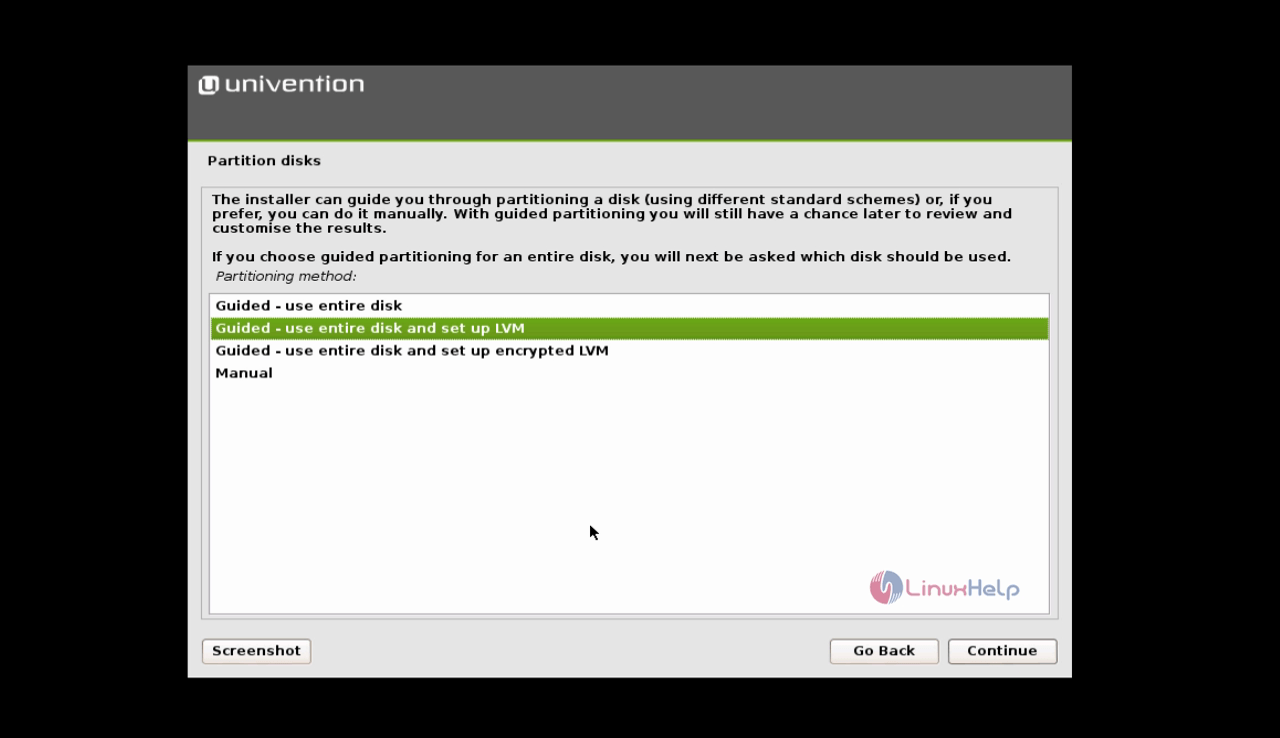 start_partitioning