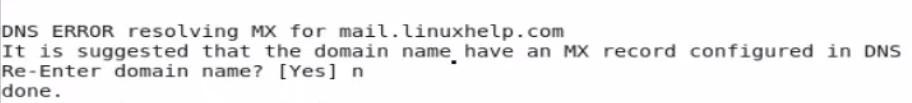 DNS error
