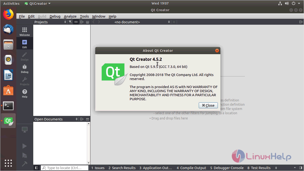 install qtcreator