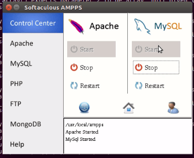Installation-AMPPS-web-server-PHP-Perl-Apache-MySQL-MongoDB-Python-Ubuntu-start-mysql