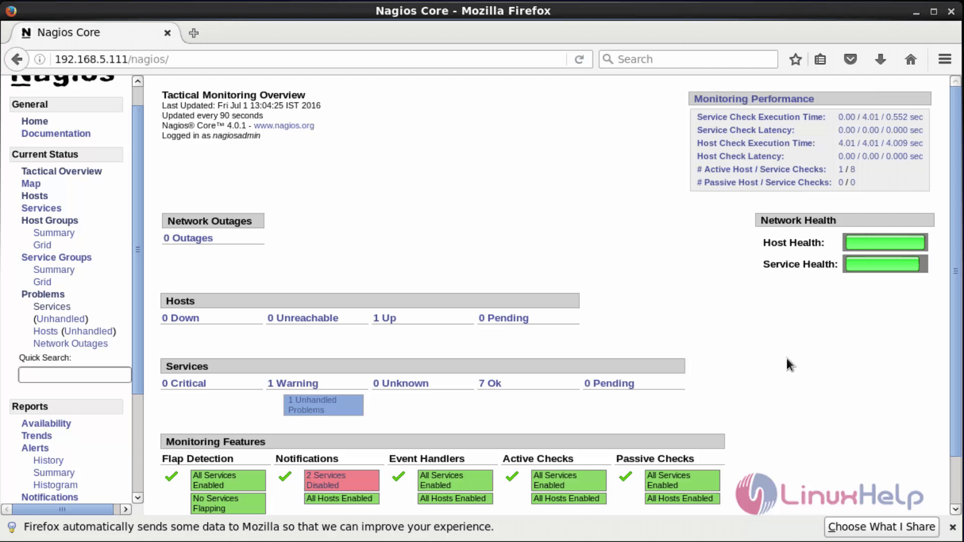 Installation-Nagios-Linux-monitoring-tool-track-system-network-monitors-remote-hosts-services-Nagios-Overview