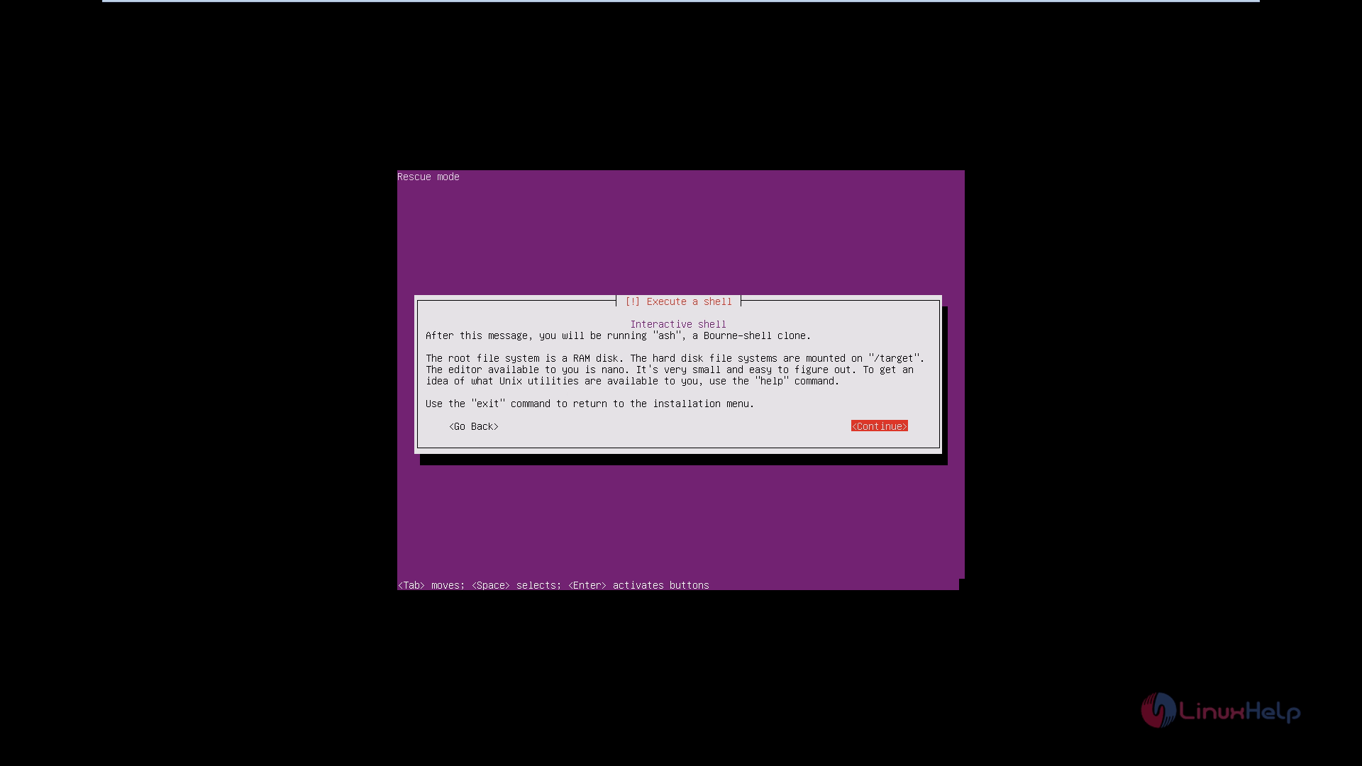 installation procedure