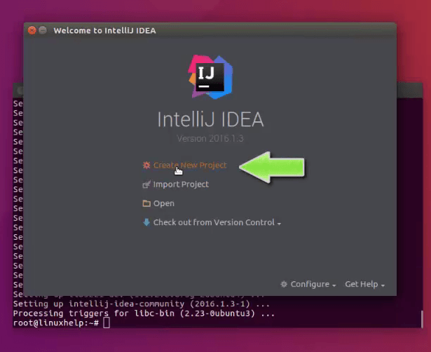 install-intelliJ-IDEA-integrated-development-environment-IDE-for-Java-Ubuntu16.04-create-new-project