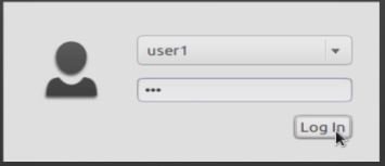 login page