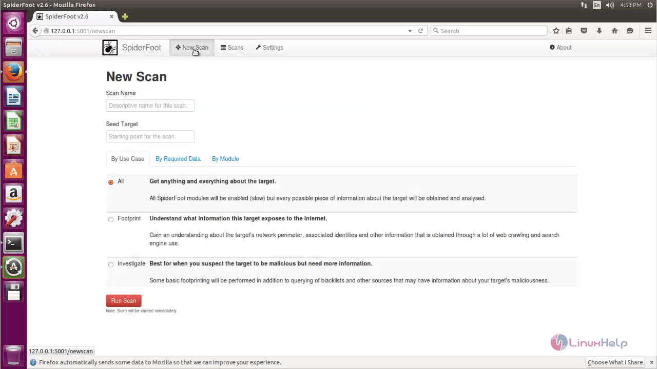 Installation-and-Use-Spiderfoot-Ubuntu-new-scan