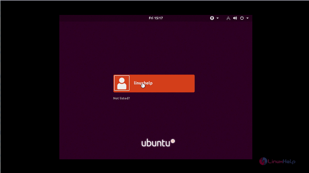 Ubuntu login