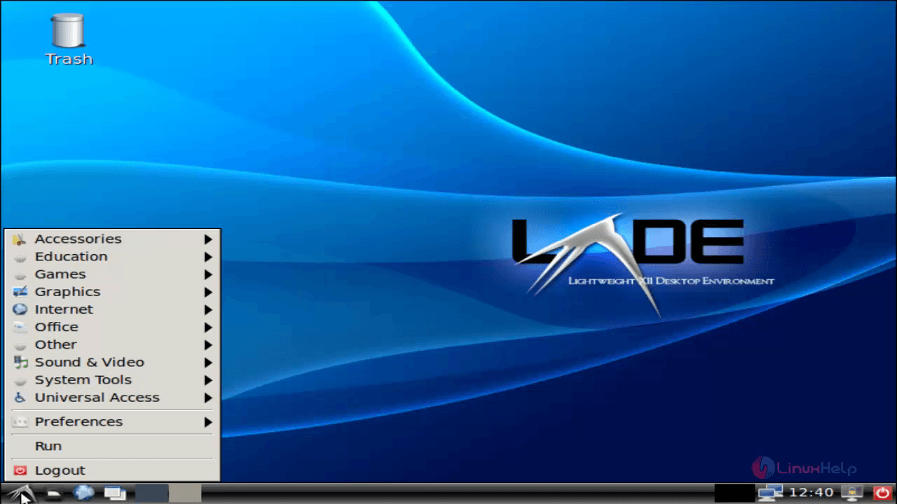 install-LXDE-Light-Weight-Desktop-Environment-Ubuntu-access-applications