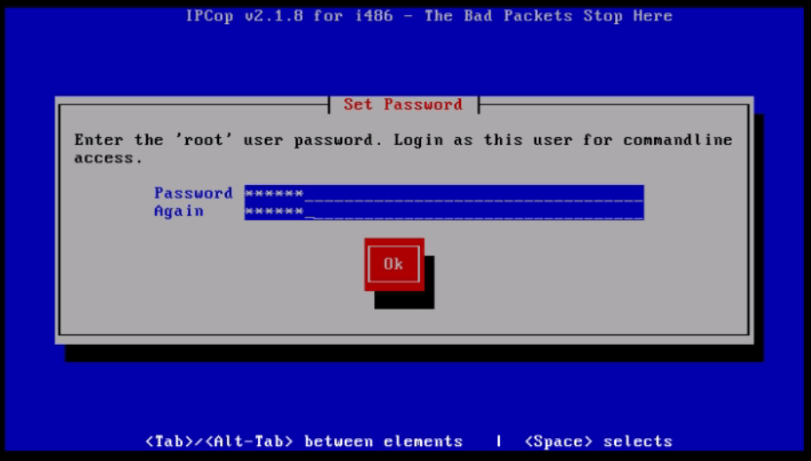 Installation-IPCop-manages-firewall-appliance-Linux-net-filter-framework-root-password