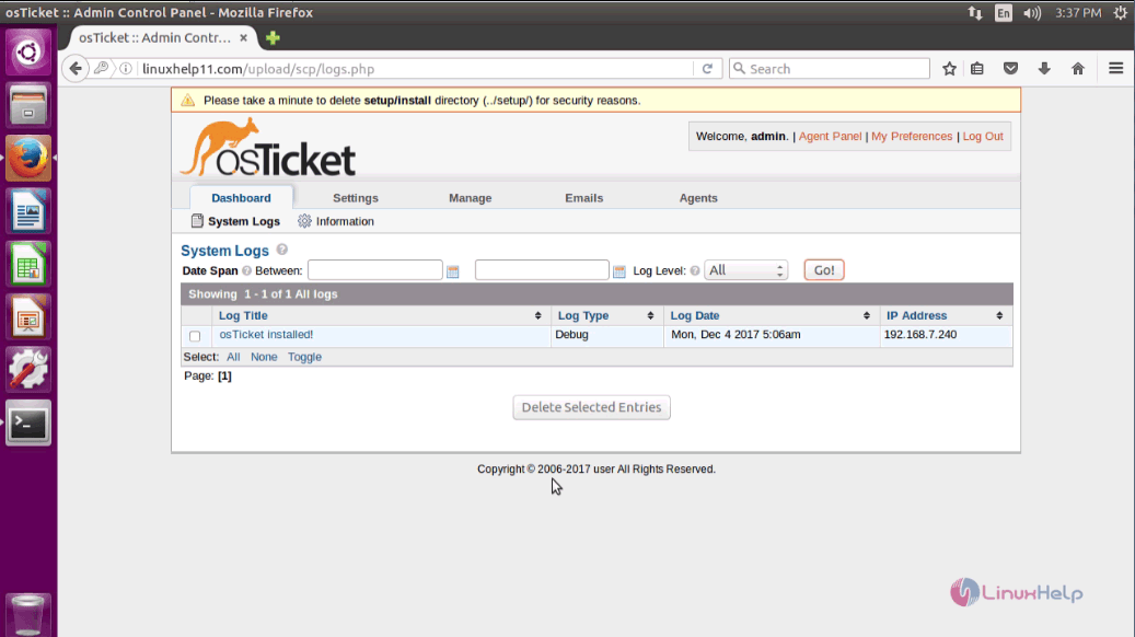 how to install osticket on mac os x