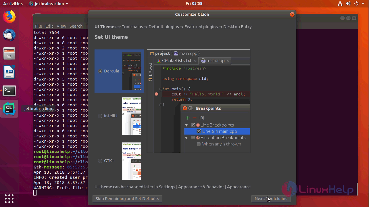 clion ubuntu