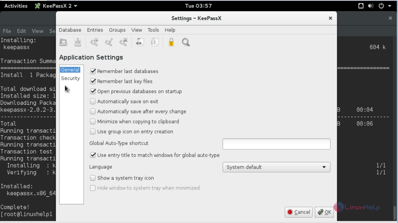 installation-and-password-management-keepassx-Linux-settings