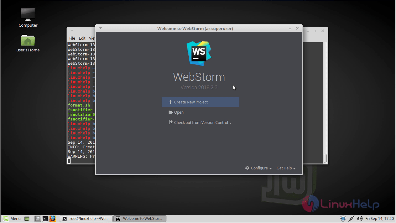 webstorm linux