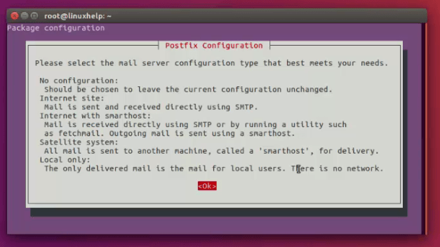 install-icinga-monitoring-system-status-of-hosts-and-services-Nagios-Remote-Plugin-Executor-NRPE-Ubuntu16.04-Postfix-configuration-wizard