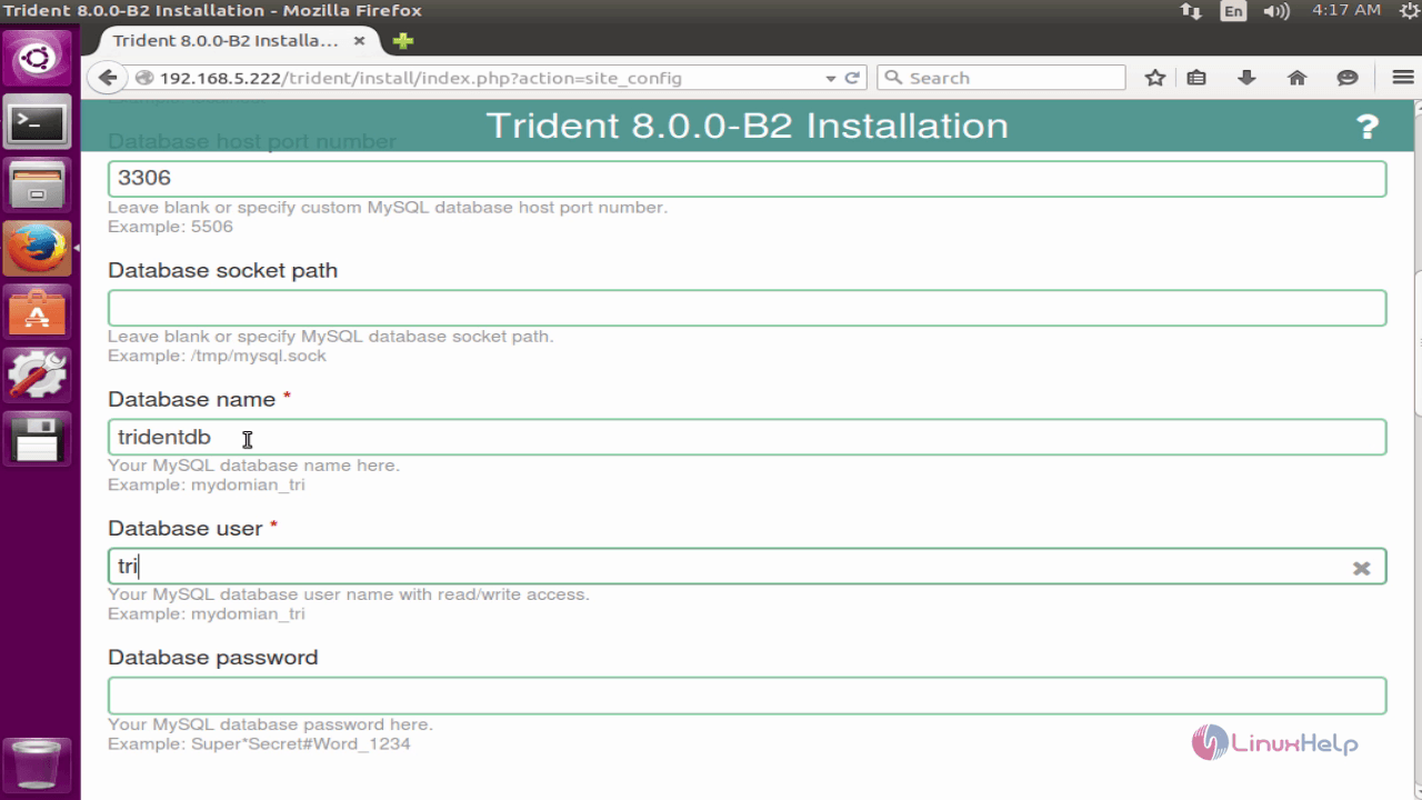 Trident-CMS-tool-installation