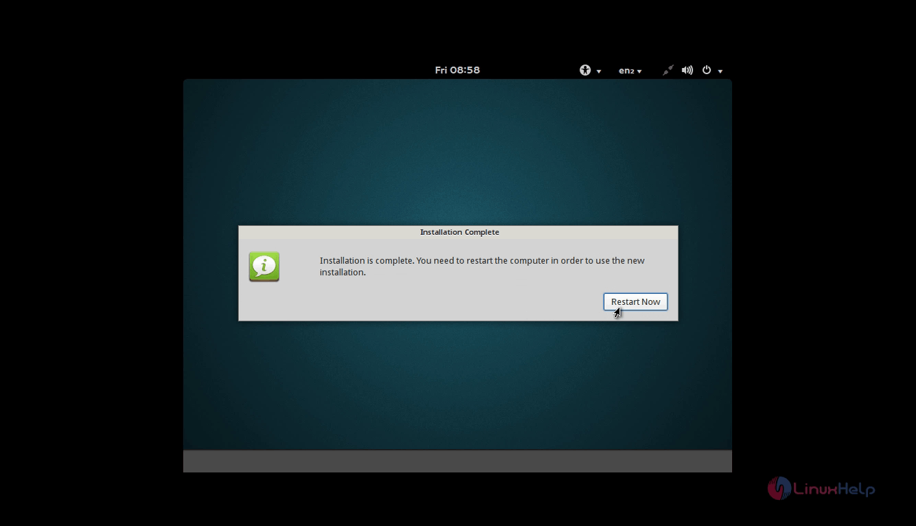 Installation_PinguyOS14.04_Restart