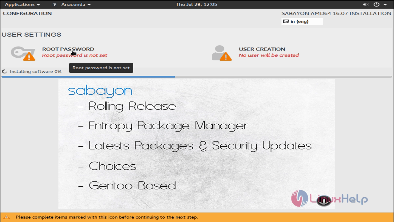 install_sabayon_Desktop10.07_root_pass