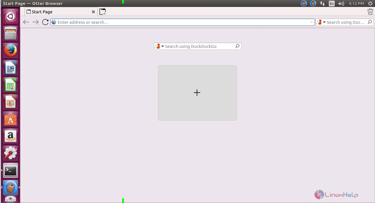 start page