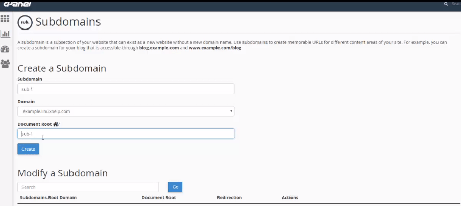 sub domain 1