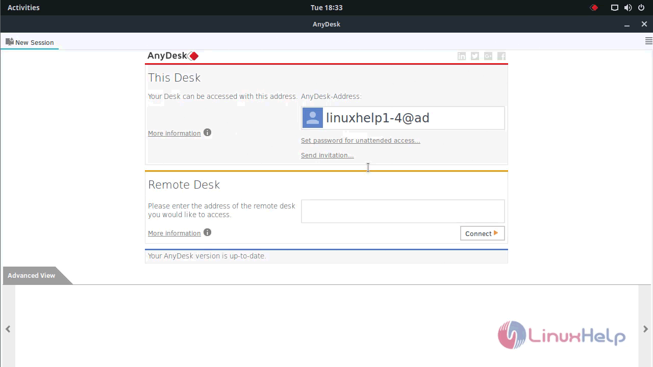 AnyDesk instaling