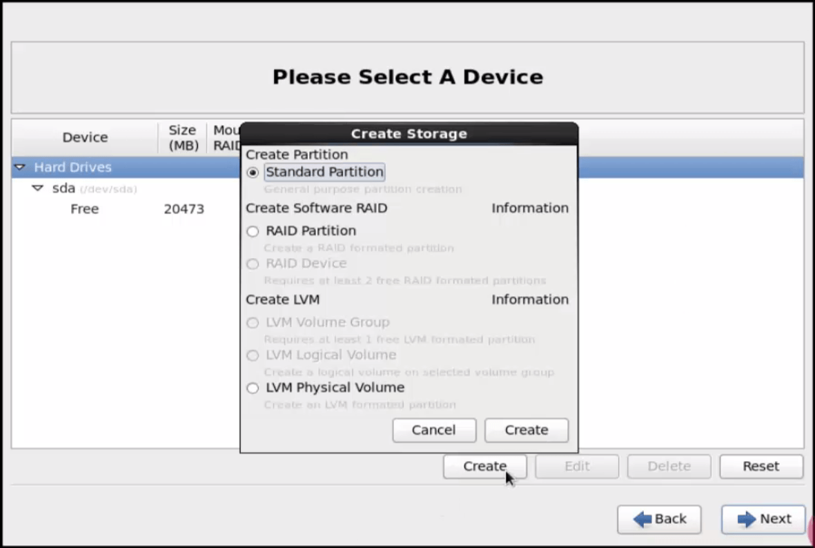 Partitioning