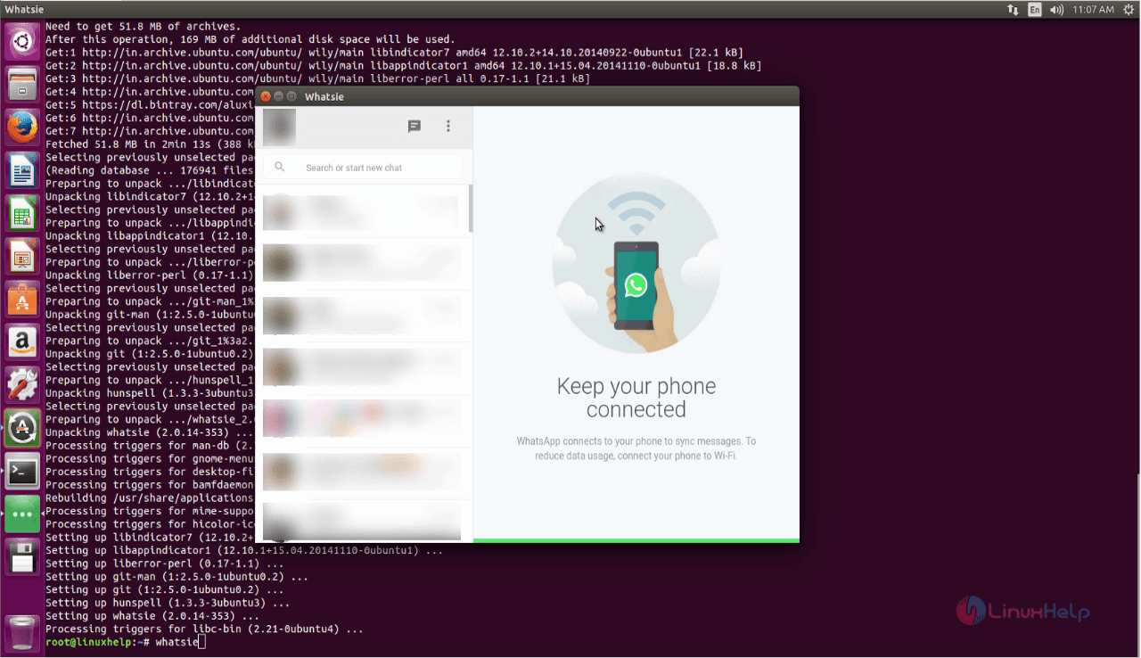Installation_of_Whatsie_in_Ubuntu_whatsapp_web