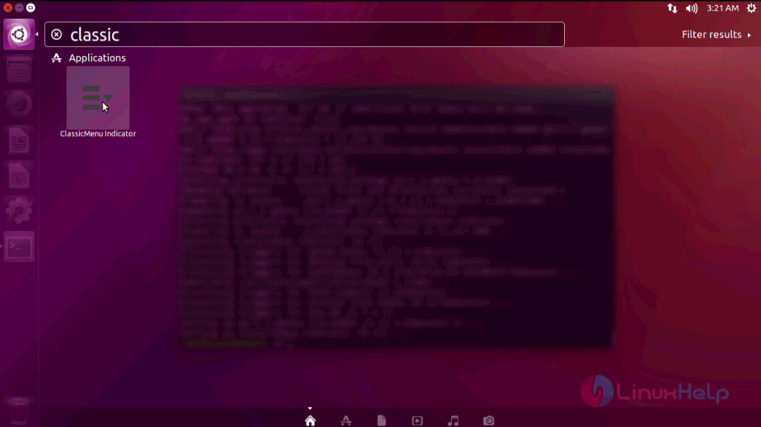 Ubuntu dashboard