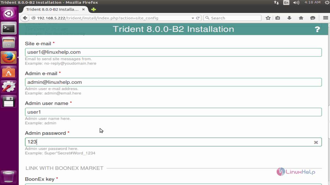Trident-CMS-tool-credential