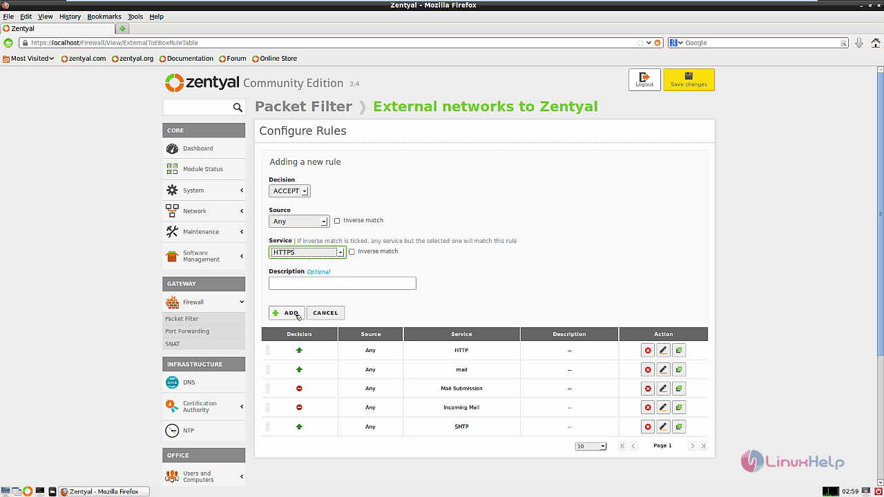 HTTPS service