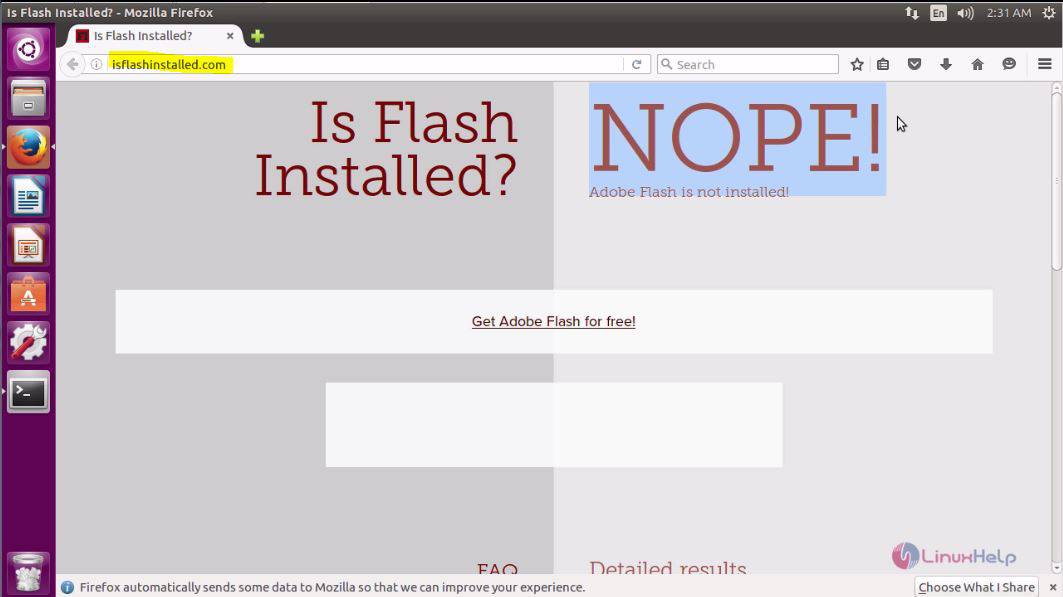 free update adobe flash player