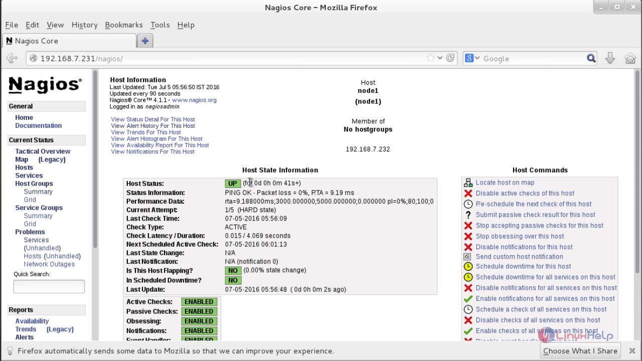 Adding-Linux-Host-to-Nagios-Monitoring-Server-Using-NRPE-Plugin-monitor-any-remote-Linux-services-Host-node1