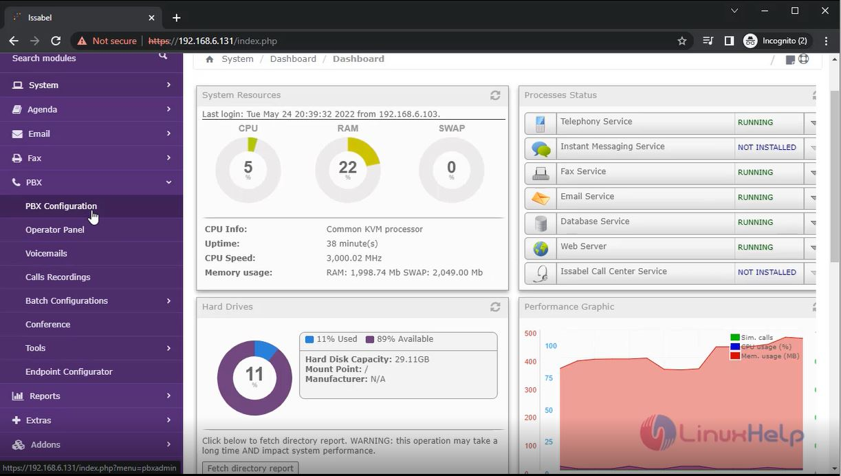 Snap 2 PBX Configuration