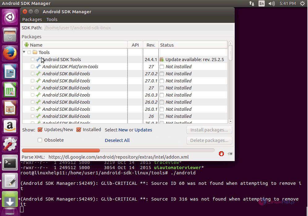 install android emulator on fresh ubuntu vps