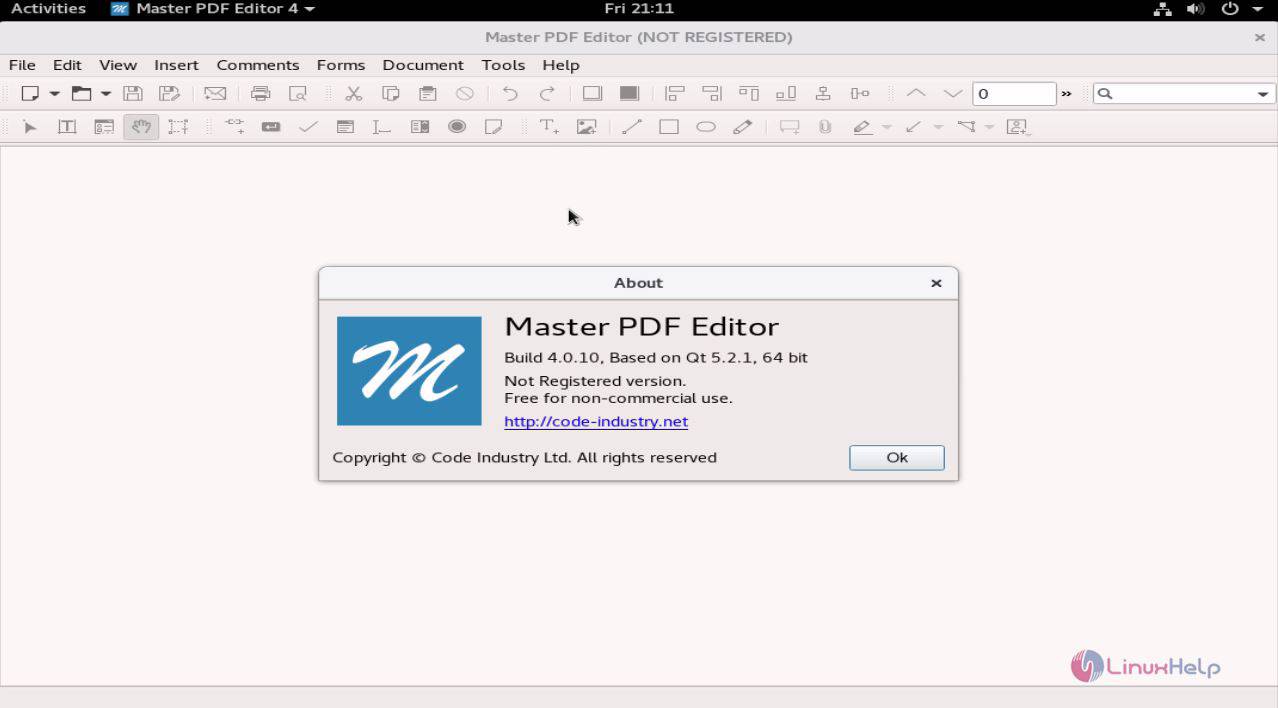 pdf master editor linux