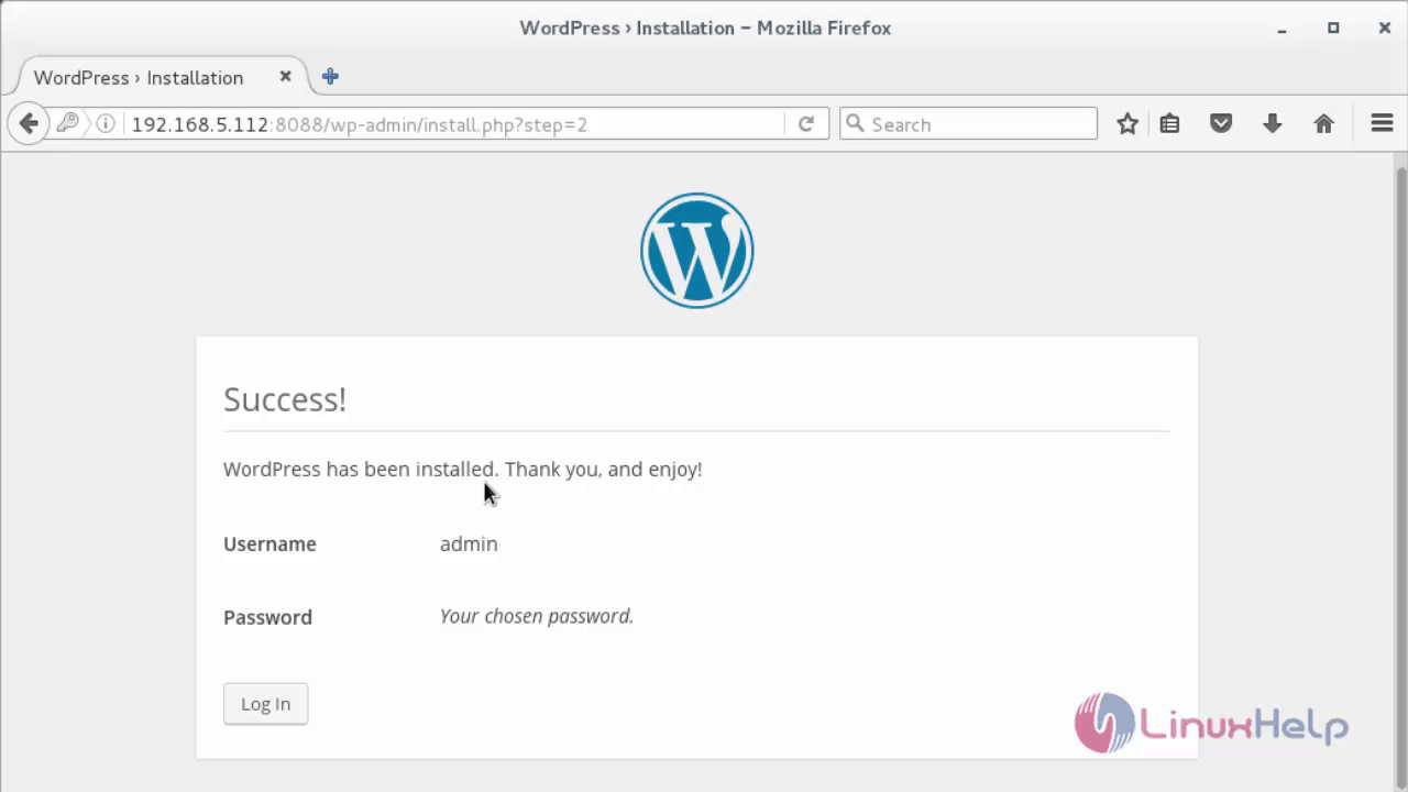 Install-WordPress-content-management-system-CMS-OpenLiteSpeed-CentOS7-Installed